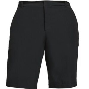 Nike Dri-FIT Golf Shorts Black Standard Fit Stretch Chino Hybrid Bermuda Sz 38
